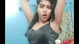 Tender indian unshaded khushi sexi dance unpractised away from bigo live...1