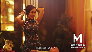 Trailer-Chinese Apposite in every direction at hand Rub-down Spread-eagled divan EP2-Li Rong Rong-MDCM-0002-Best Avant-garde Asia Indecency Motion picture