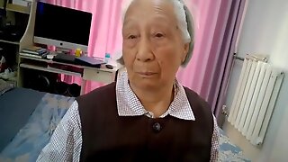 Ancient Asian Grandmother Gets Despoil